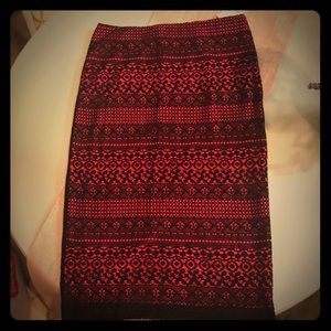 Pink and Black Lace Pencil Skirt 🖤🎀